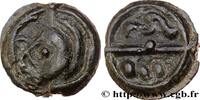 FRANKREICH Potin à l’esse et aux chevrons, stylisé GALLIEN - AULERCI EBUROVICES (Region die Évreux) Évreux (27) Ier siècle avant J.-C. (15mm, 2,24g, 3h) -