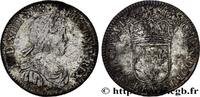 FRANKREICH Douzième d'écu, portrait à la mèche courte LOUIS XIV THE SUN KING Paris, Monnaie de Matignon 1644 (20mm, 2,06g, 6h) -