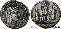 THE REPUBLIC (280 BC to 27 BC) Denier AEMILIA Rome 62 AC. (19mm, 3,96g, 3h) -