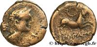 FRANKREICH Unité ou bronze au taureau GALLIEN - NEDENES (oppidum des Montlaures) 121-45 AC. (25,5mm, 9,38g, 9h) -