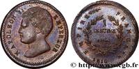 FRANKREICH Essai-piéfort en bronze de 1 centime en bronze NAPOLEON II 1816 (18,9mm, 4,33g, 6h) -