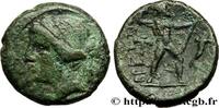 Hellenistic 1 (323 BC to 188 BC) Hemidrachme ou demi-unité BRUTTIUM - BRETTII Locres ou Crotone, Bruttium 214-211 AC. (18mm, 4,37g, 9h) -