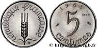 FRANKREICH Essai de 5 centimes Épi FUNFTE FRANZOSISCHE REPUBLIK Paris 1961 (19mm, 3,40g, 6h) -