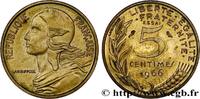 FRANKREICH Essai de 5 centimes Marianne FUNFTE FRANZOSISCHE REPUBLIK Paris 1966 (17mm, 2g, 6h) -