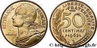 FRANKREICH Essai de 50 centimes Marianne FUNFTE FRANZOSISCHE REPUBLIK Paris 1962 (25mm, 7,01g, 6h) -