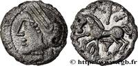 FRANKREICH Denier KALETEDOY, au delta renversé GALLIEN - BELGICA - LINGONES (Region die Langres) c. 80-50 AC. (12,5mm, 1,58g, 2h) -