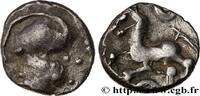 FRANKREICH Denier à la tête casquée GALLIEN - NORDGALLIEN - ÆDUI (BIBRACTE, Region die Mont-Beuvray) Autun (71) c. 80-50 AC. (13mm, 1,9g, 4h) -