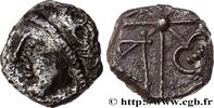 FRANKREICH Drachme “aux feuilles aquatiques” GALLIEN - SÜDWESTGALLIEN - RUTENI (Region die Rodez) IIe-Ier siècle av. J.-C (13,5mm, 1,92g, 2h) -