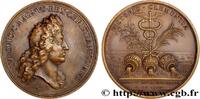 FRANKREICH Médaille, Prise de Condé (Flandre), refrappe LOUIS XIV LE GRAND OU LE ROI SOLEIL 1676 (72mm, 167,45g, 12h) -