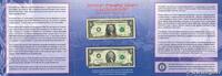 VEREINIGTE STAATEN VON AMERIKA 1 et 2 Dollars Set de présentation VEREINIGTE STAATEN VON AMERIKA 1 et 2 Dollars Set de présentation 2003 ST -
