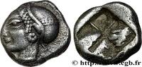 Classic 1 (480 BC to 400 BC) Trihémiobole ou 1 1/4 litra “type de Smyrne” MASSALIEN - MARSEILLES Marseille (13) c. 480 AC. (9mm, 1,31g, h) -