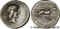 THE REPUBLIC (280 BC to 27 BC) Denier CALPURNIUS Rome 90 AC. (19,5mm, 3,88g, 9h) -