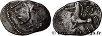 FRANKREICH Denier à la tête casquée stylisée GALLIEN - NORDGALLIEN - ÆDUI (BIBRACTE, Region die Mont-Beuvray) Autun (71) c. 80-50 AC. (13mm, 1,89g, 1h) -