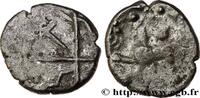 FRANKREICH Drachme aux lignes entremêlées, revers à l’aurige GALLIEN - MITTLEWEST, UNBEKANNT IIe - Ier siècles avant J.-C. (16mm, 2,52g, h) -