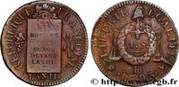 FRANKREICH 1 sol dit à la table de loi NATIONALKONVENT Strasbourg 1793 (29mm, 10,15g, 6h) -