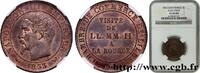 FRANKREICH Module de cinq centimes, Visite impériale à Lille ZWEITES KAISERREICH Lille 1853 (25mm, 5g, 12h) -
