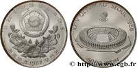 SÜKOREA 5000 Won Proof XXIV olympiade Séoul 1988 stade Oly SÜKOREA 1987 (32mm, 16,79g, 12h) -