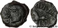 FRANKREICH Bronze VIIRICIVS, classe II GALLIEN - BELGICA - PAGUS CATUSLUGI - Das Heiligtum des BOIS L'ABBÉ (Seine-Maritime) c. 50-40 AC. (13,5mm, 1,51g, 5h) -