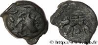 FRANKREICH Bronze au loup, tête à droite GALLIEN - CARNUTES (Region die Beauce) Chartres (28) c. 60-40 AC. (17mm, 4,14g, 9h) -
