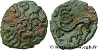 FRANKREICH Bronze au lion GALLIEN - BELGICA - BELLOVACI (Region die Beauvais) Beauvais (60) c. 50-25 AC. (18,5mm, 2,87g, 12h) -