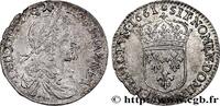 FRANKREICH Douzième d'écu, portrait apollinien LOUIS XIV THE SUN KING Saint-André de Villeneuve-lès-Avignon 1661 (20mm, 2,16g, 6h) -