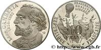 FRANKREICH Piéfort argent de 10 francs Gambetta PIÉFORTS Paris 1982 (26mm, g, 6h) -