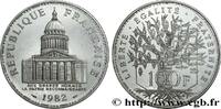 FRANKREICH Piéfort Belle Épreuve Argent de 100 francs Panthéo PIÉFORTS Pessac 1982 (31mm, 29,86g, 6h) -