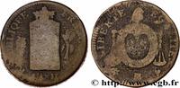 FRANKREICH 2 sols à la table de Loi de l'An II NATIONALKONVENT Strasbourg 1794 (34mm, 26,17g, 6h) -