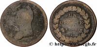 FRANKREICH Un décime Dupré, grand module, refrappage du 2 d DIREKTORIUM Limoges 1797 (32mm, 19,07g, 6h) -