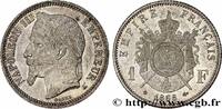 FRANKREICH 1 franc Napoléon III, tête laurée ZWEITES KAISERREICH Paris 1868 (23mm, 4,98g, 6h) -