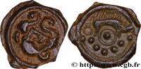 FRANKREICH Potin au sanglier, au torque et aux globules GALLIEN - BELGICA - SUESSIONES (Region die Soissons) c. 60-30 AC. (18,5mm, 3,76g, 9h) -