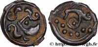 FRANKREICH Potin au sanglier, au torque et aux globules GALLIEN - BELGICA - SUESSIONES (Region die Soissons) c. 60-30 AC. (18,5mm, 2,82g, 7h) -