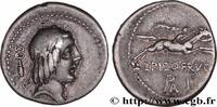 THE REPUBLIC (280 BC to 27 BC) Denier CALPURNIUS Rome 90 AC. (18,5mm, 3,86g, 3h) -