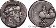 THE REPUBLIC (280 BC to 27 BC) Denier TITIA Rome 90 AC. (17mm, 3,88g, 1h) -