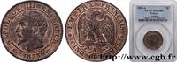 FRANKREICH Cinq centimes Napoléon III, tête nue ZWEITES KAISERREICH Paris 1855 (25mm, 5g, 6h) -