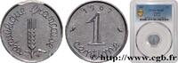 FRANKREICH 1 centime Épi, avec rebord FUNFTE FRANZOSISCHE REPUBLIK Paris 1967 (15mm, 1,65g, 6h) -