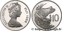 FIDSCHIINSELN 10 Dollars proof Grenouille des Fidji FIDSCHIINSELN 1986 (38,5mm, 28,2g, 12h) -