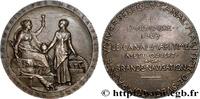 FRANKREICH Médaille, Compagnie Universelle du Canal maritime ÉGYPTE - CANAL DE SUEZ 1869 (42mm, 41,23g, 12h) -