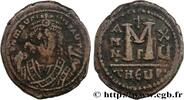 THE EMPIRE FROM ANASTASIUS TO MAURICE TIBERIUS (49 Follis MAURICIUS TIBERIUS Theoupolis (Antioche) 596-597 (29,5mm, 10,35g, 12h) -