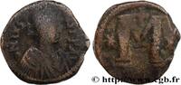 THE EMPIRE FROM ANASTASIUS TO MAURICE TIBERIUS (49 Follis JUSTINIANUS I Atelier illisible 528-532 (30mm, 16,86g, 6h) -