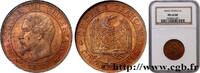 FRANKREICH Cinq centimes Napoléon III, tête nue ZWEITES KAISERREICH Paris 1853 (25,25mm, 5g, 6h) -