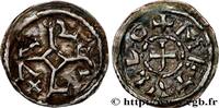 FRANKREICH Obole KARL DER KAHLE Melle s.m. (18mm, 0,77g, 2h) -