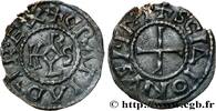 FRANKREICH Denier KARL DER KAHLE Saint-Denis s.m. (20mm, 1,39g, 2h) -