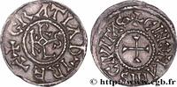 FRANKREICH Denier KARL DER KAHLE Le Mans s.m. (19,5mm, 1,74g, 3h) -