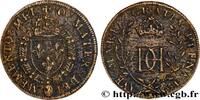 FRANKREICH Jeton de compte DAUPHINÉ 1558 (24mm, 2,47g, 11h) -