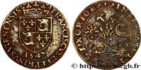 FRANKREICH Jeton CU 27 FRANÇOIS II 1547 (27mm, 3,39g, 7h) -
