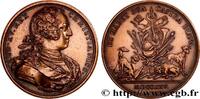 FRANKREICH Médaille, La chasse de Louis XV, refrappe LOUIS XV DIT LE BIEN AIMÉ Monnaie de Paris (1725) (41mm, 39,74g, 12h) -