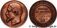 FRANKREICH Médaille de récompense, 3e accessit de comédie SECOND EMPIRE 1861 (50,5mm, 62,47g, 12h) -