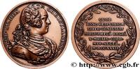 FRANKREICH Médaille, La bibliothèque du roi augmentée, refrap LOUIS XV DIT LE BIEN AIMÉ Monnaie de Paris (1732) (41mm, 41,96g, 12h) -