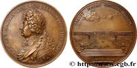 FRANKREICH Médaille, Château de Versailles, refrappe, transfo LOUIS XIV LE GRAND OU LE ROI SOLEIL Monnaie de Paris 1973/(1867) (71,5mm, 176,87g, 12h) -